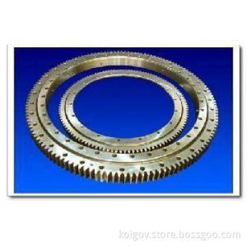 Single Row Cross Roller Slewing Bearing With External Gear